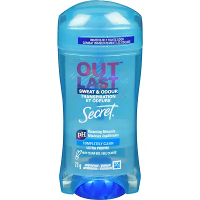 £15.99 • Buy Secret Outlast Gel Antiperspirant & Deodorant 73g - Completely Clean