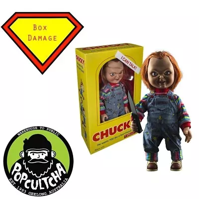 Child's Play - Good Guy Chucky 15  Talking Action Figure *Box Damage* • $119.99