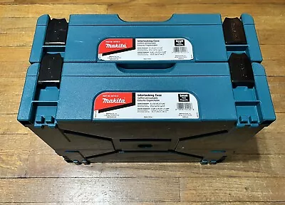 Makita 197210-9 Small Interlocking Case Bundle-2 Small Cases With 2 Foam Insert • $149.99