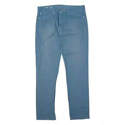 LEVI'S 511 Chino Mens Trousers Blue Slim Straight W36 L34 • £19.99