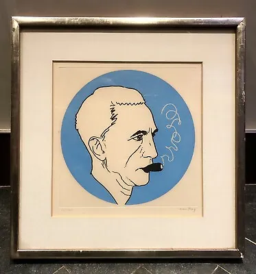 Aquatint Etching 57/125 Homage To Marcel Duchamp - Pencil Signed By Man Ray 1971 • $1750