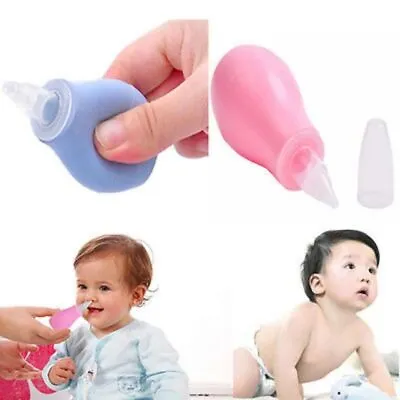 Silicone Tip Cleaner Diagnostic-tool Baby Nose Cleaner Nasal Aspirator Yellow • £3.74