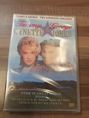 TAMMY WYNETTE AND GEORGE JONES DVD 2 LIVE Concerts Over 20 Great Songs New UK R2 • £10