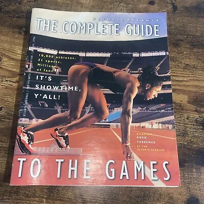 Vintage The Complete Guide To The Olympic Games Atlanta ATL Team USA Sport  1996 • $10.99