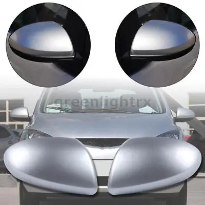 2PC Front Left Driver & Right Passenger Side Wing Mirror Cover Cap For Mazda 2 3 • $33.98