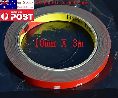 2 X Genuine 10MM X 3M Double Sided Car Automotive Foam Attachment Tape 3 Meter  • $8.99