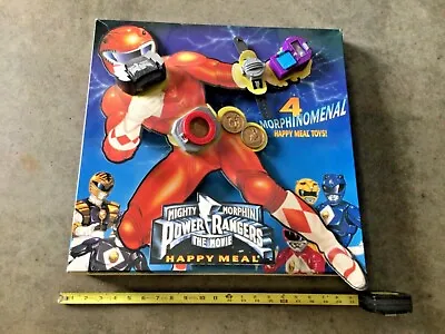 RARE McDonalds Happy Meal “Power Rangers The Movie” Toy Display! • $42.95