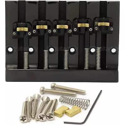 NEW Hipshot 5-String KICKASS High Mass Bass BRIDGE For BADASS Replacement BLACK • $79.95