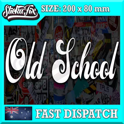 Old School 4X4 Car Vinyl STICKER Funny DECAL 4WD Ute JDM Drift Truck • $6.90