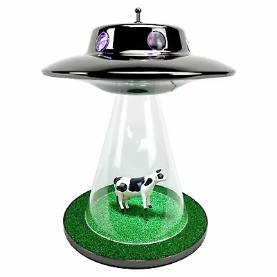 The Original Alien Abduction Lamp - Cow UFO Flying Saucer LED Desk Lamp • $150