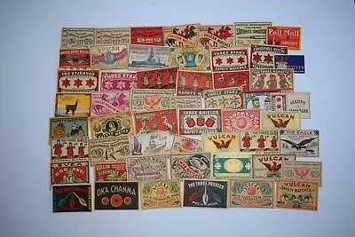 100 Pcs Sweden Matchbox Labels Box Size Lot 2 • $8