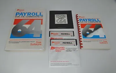$19.99 • Buy Payroll For The Commodore 64 Disk Software 5.25  Floppy Disks 1984