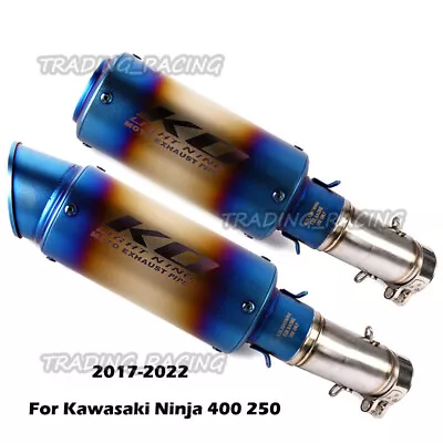 For Kawasaki Ninja 400 Z400 2017-2023 Exhaust Pipe 51mm Muffler Connect Slip On • $97