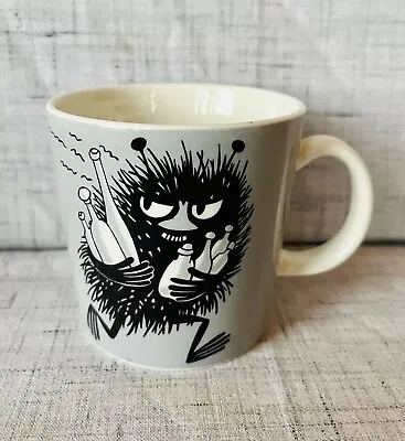 Arabia Finland Moomin Stinky Cup Porcelain Mug Rare Collectible Gray Black New • $87