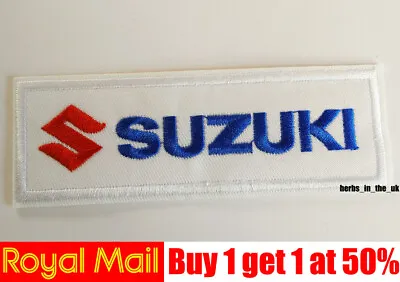 Suzuki Embroidered Iron On / Sew On Patch Badge • $3.72