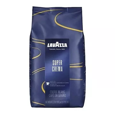 Lavazza Super Crema Coffee Beans | 1000 G | Medium Roast |  • £11.99