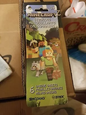 6 Pack SandyLion Minecraft Flip Pack Stickers 6/Sheet-ST2152 • $5