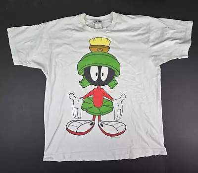 Vintage Jerry  Leigh 1993 Looney Tunes Marvin The Martian Single Stitch Shirt XL • $24.95