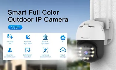 CS64 3MP 1080P WIFI IP Security Camera Outdoor CCTV PTZ Smart Home Night Vision • $60.79