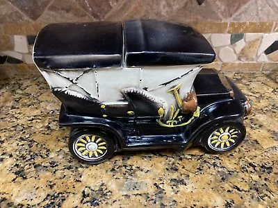 Vintage McCoy Pottery Cookie Jar Ford Model T Touring Car Automobile 1960's • $15