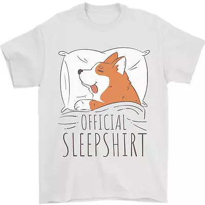 Corgi Sleeping Dog Mens T-Shirt 100% Cotton • $10.09