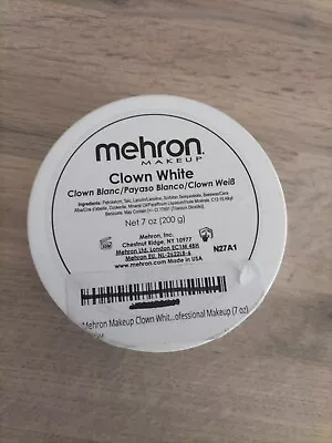 Mehron Clown White Professional Make Up Paint 7oz • £14