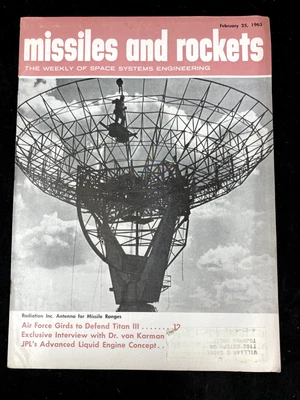 $24.99 • Buy Missiles And Rockets, The Missile/space Weekly Magazine, February 25, 1963