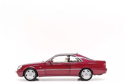 Norev 1:18 Mercedes-Benz CL600 (C140) In Almandine Red Metallic (Dealer Edition) • $179.99