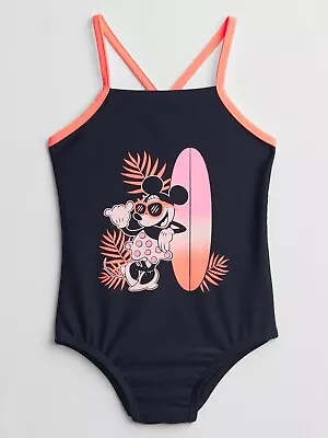 NWT Baby Gap Girls Swimsuit Swim Disney Minnie Mouse Navy    U Pick Size • $7.50