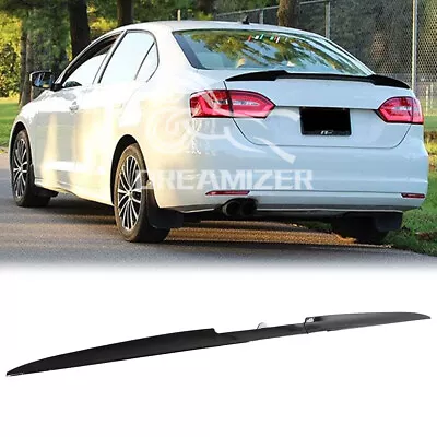$64.45 • Buy For VW Jetta MK6 MK7 Passat Gloss Rear Roof Trunk Spoiler Lip Tail Wing Ducktail