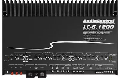 AudioControl LC-6.1200 6-channel Car Amplifier 125 Watts RMS X 6 Free Shipping • $599.99