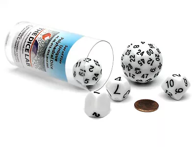 Set Of 5 Polyhedral The Dice Lab Dice: D4 D8 D12 D24 D60 - Choose Your Color • $10.93