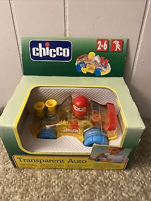 Vintage Transparent Auto Toy Race Car W/ Moving Gears Made In China Chicco Toys • $36.80
