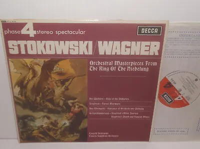 PFS 4116 Wagner Ring Cycle Excerpts London Symphony Orch Leopold Stokowski Grvd • £19.99