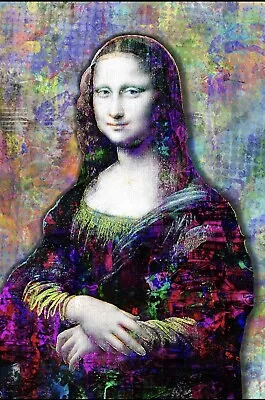 Mona Lisa Pop Art 20x30inch Mona Lisa Artwork Free Shipping US • $39.99