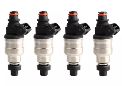 Fuel Injectors Fit EVO 7 8 9 RX-7 FC3S 13B 20B 4AGE 4G63T Free Clips 1000cc 96lb • $66.02