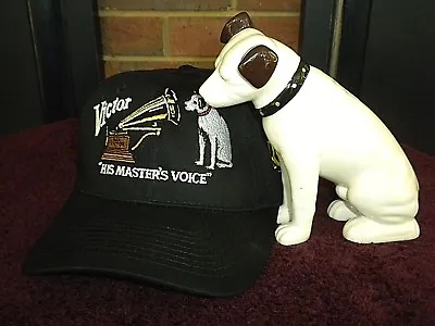 NIPPER  RCA Victor  HIS MASTERS VOICE  Quality Embroidered  *NEW HAT* Guaranteed • $21.98