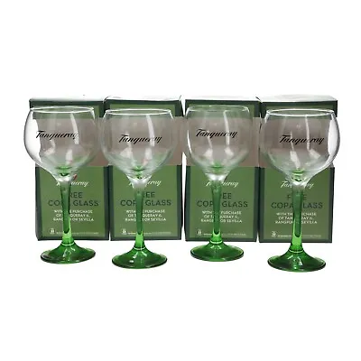 £18.99 • Buy 4 X Tanqueray Gin Large Green Steamed Balloon Glass. BOXED.COLLECTABLES
