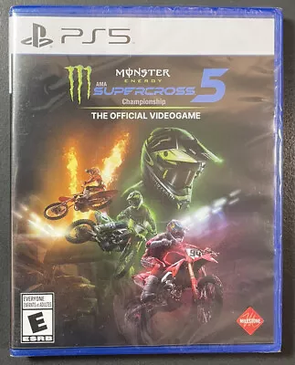 Monster Energy Supercross 5 [ The Official Videogame ] (PS5) NEW • $33.10