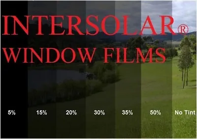 $42 • Buy WINDOW TINT ROLL 5% 36  X 30 FT LIMO Intersolar® HP 2PLY USA  HEAT REDUCCION 