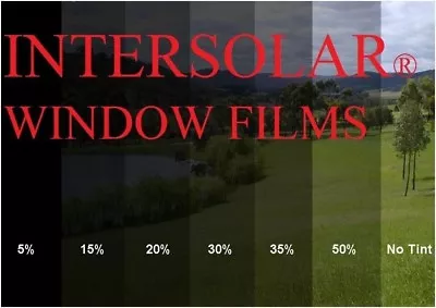 $42 • Buy WINDOW TINT ROLL 5% 36  X 30 FT LIMO Intersolar® HP 2PLY USA  HEAT REDUCCION 