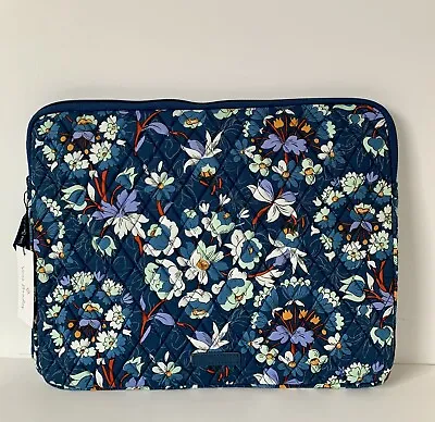 NWT Vera Bradley Padded Laptop Sleeve FLORAL BURSTS Up To 13  RP $59 • $25