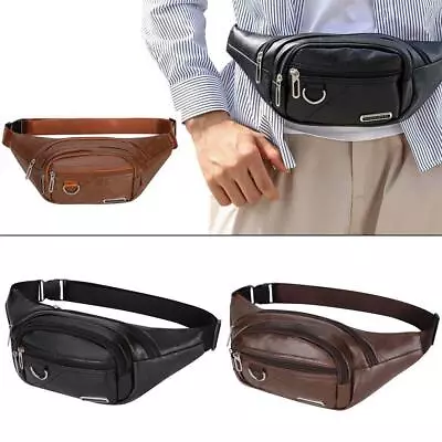 Waist Bum Bag Men Women Canvas Fanny Pack Travel Money Belt Pouch Wallet NEW • £6.99