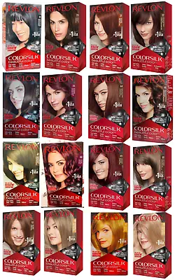 Revlon ColorSilk Beautiful Permanent Hair Colour Dye (Select Shade + 1/3/5 Pack) • £7.25