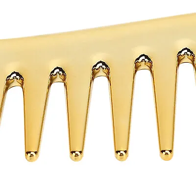 (Golden)Wide Tooth Combs No Handle Hair Detangling Comb Large Salon Shampoo| • £6.72