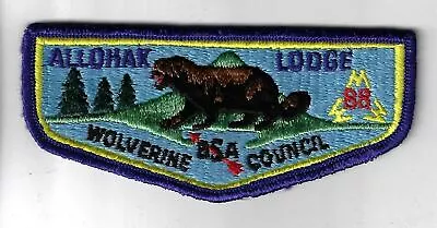 OA 88 Allohak S2a WWW BSA Flap BLU Bdr. Wolverine MI • $4.95