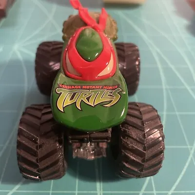  Hot Wheels Monster Jam Truck Teenage Mutant Ninja Turtle Raphael 1:64 Scale  • $10