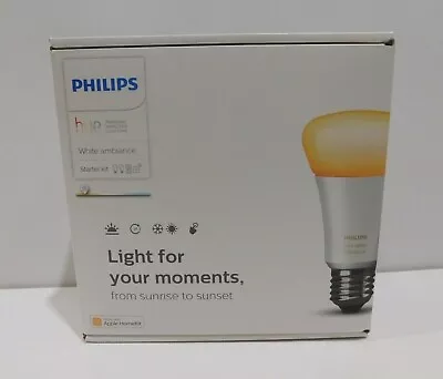 Philips Hue White Ambiance Smart Bulb Starter Kit - Edison Screw E27 • $111.99