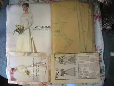 Vogue Bridal Original VICTOR COSTA Sew Pattern MISSES DRESS Size 6-8-10 #2618 • $19.95