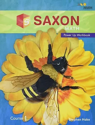 Power Up Workbook Course 1 (Saxon Math MSM) By Houghton Mifflin Harcourt • $16.48